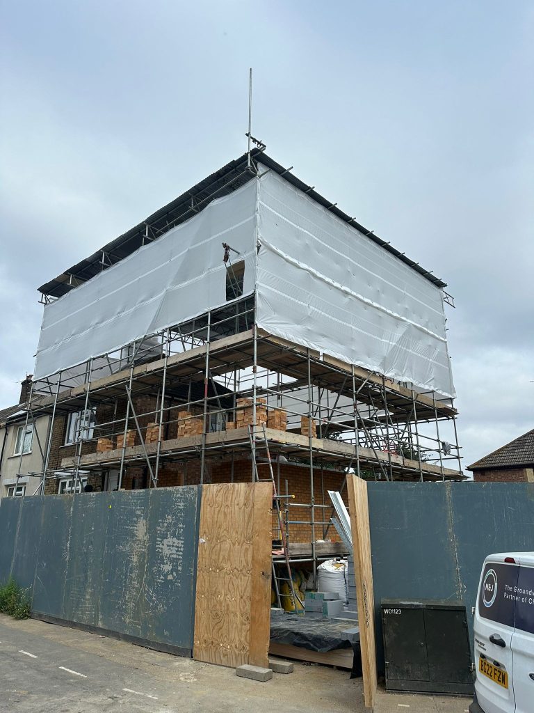 Temporary roofing in North London - Siart Scaffolding